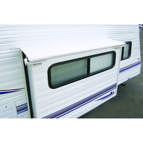Carefree RV LH1770042 RV Slide-Out Automatic Awning , White Solid