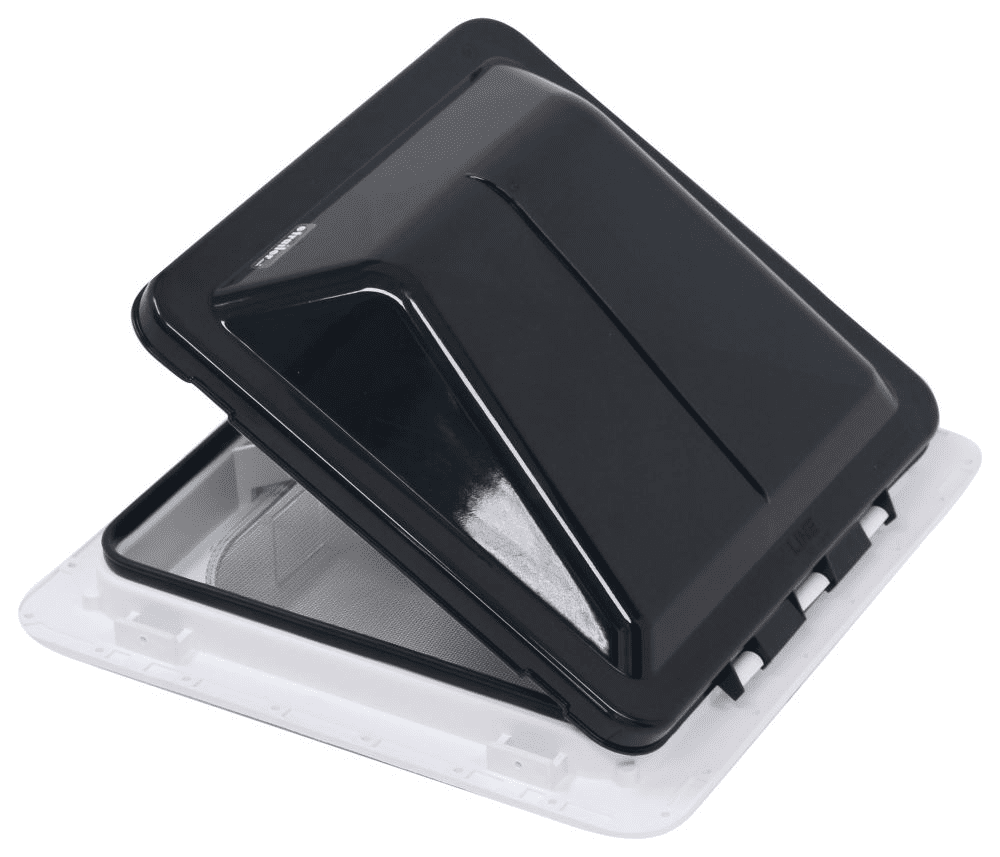 Ventline | Complete Powered Roof Vent - Powered Lid and Fan | V2119-603-00 | 14" x 14" | Smoke| 12v DC - Image 2