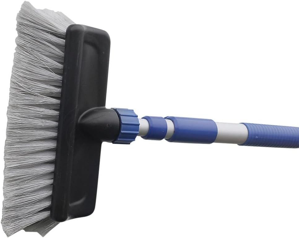 Camco | Flow-Through Wash Brush with Push Button Handle | 41960 - Image 4